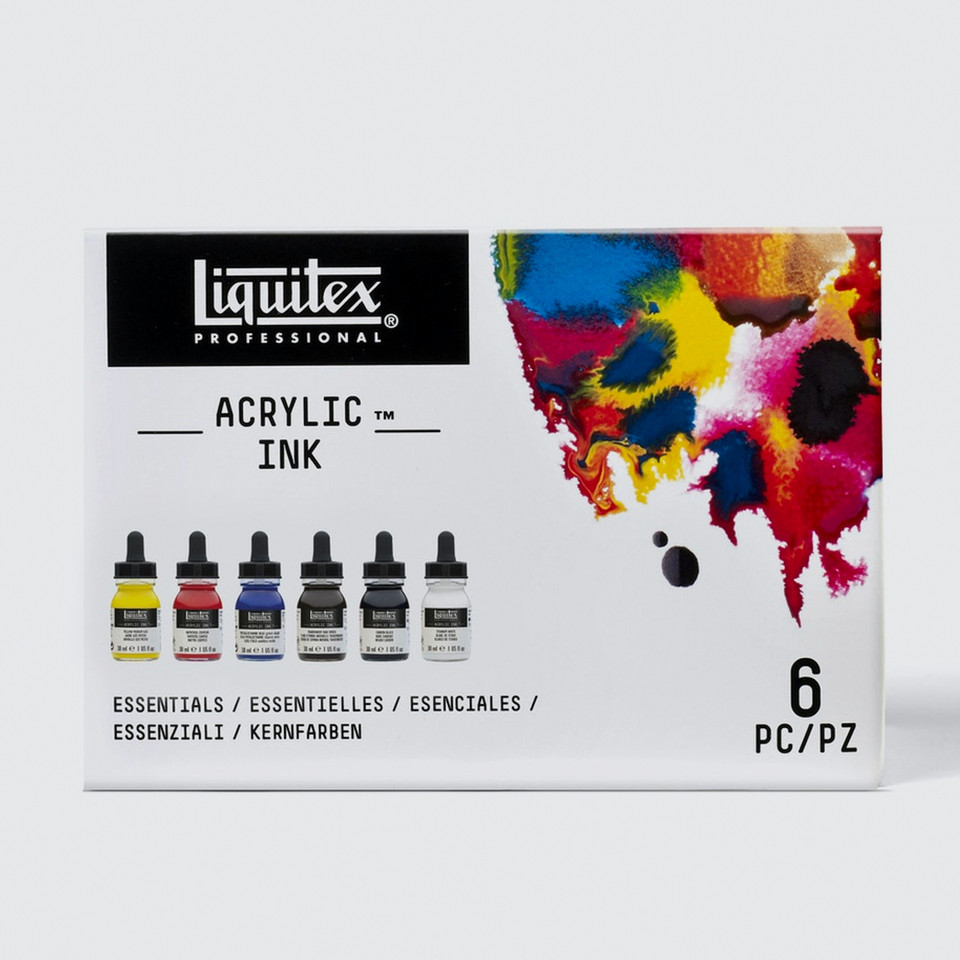 Liquitex Professional Acrylic Ink 30ml Essential Set of 6