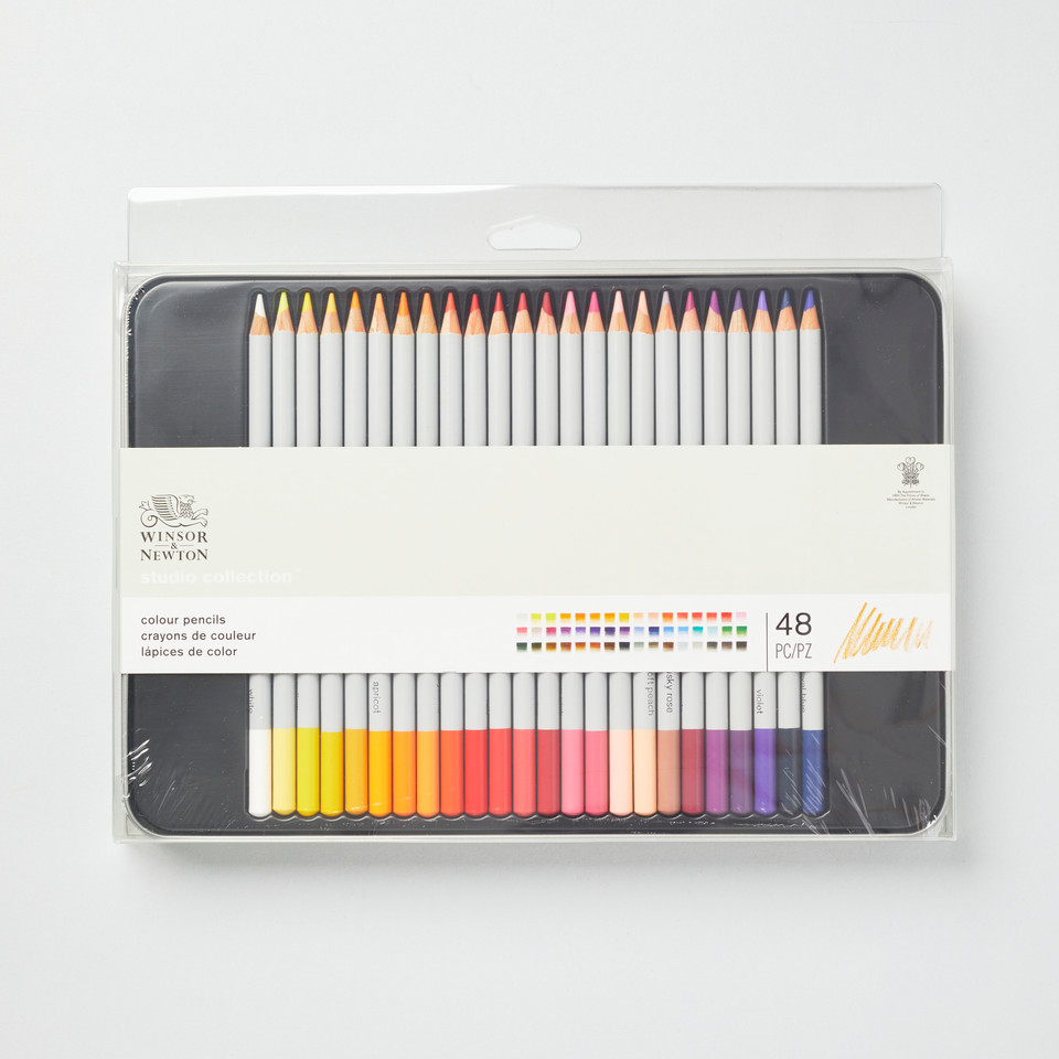 Winsor & Newton Studio Collection Coloured Pencils Set of 48