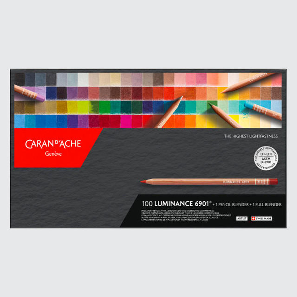 Caran D'ache Luminance 6901 Professional Colour Pencil Set of 100