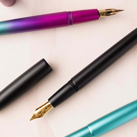 Fountain Pens - A writing instrument that uses an ink reservoir to hold the ink
