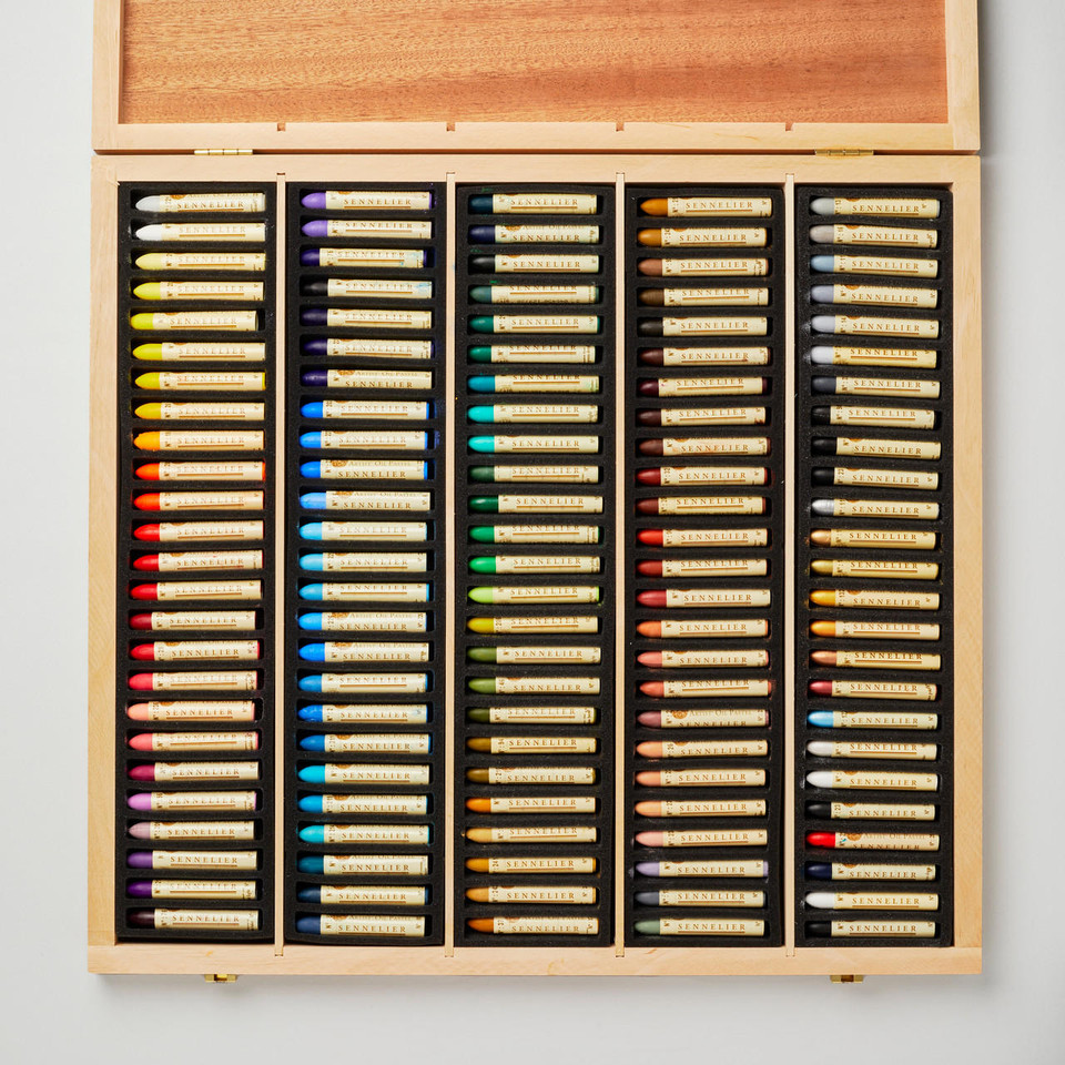 Sennelier Oil Pastel Wooden Box Set of 120