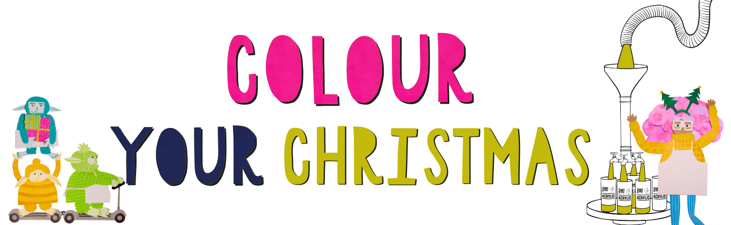 COLOUR YOUR CHRISTMAS WITH CASS ART